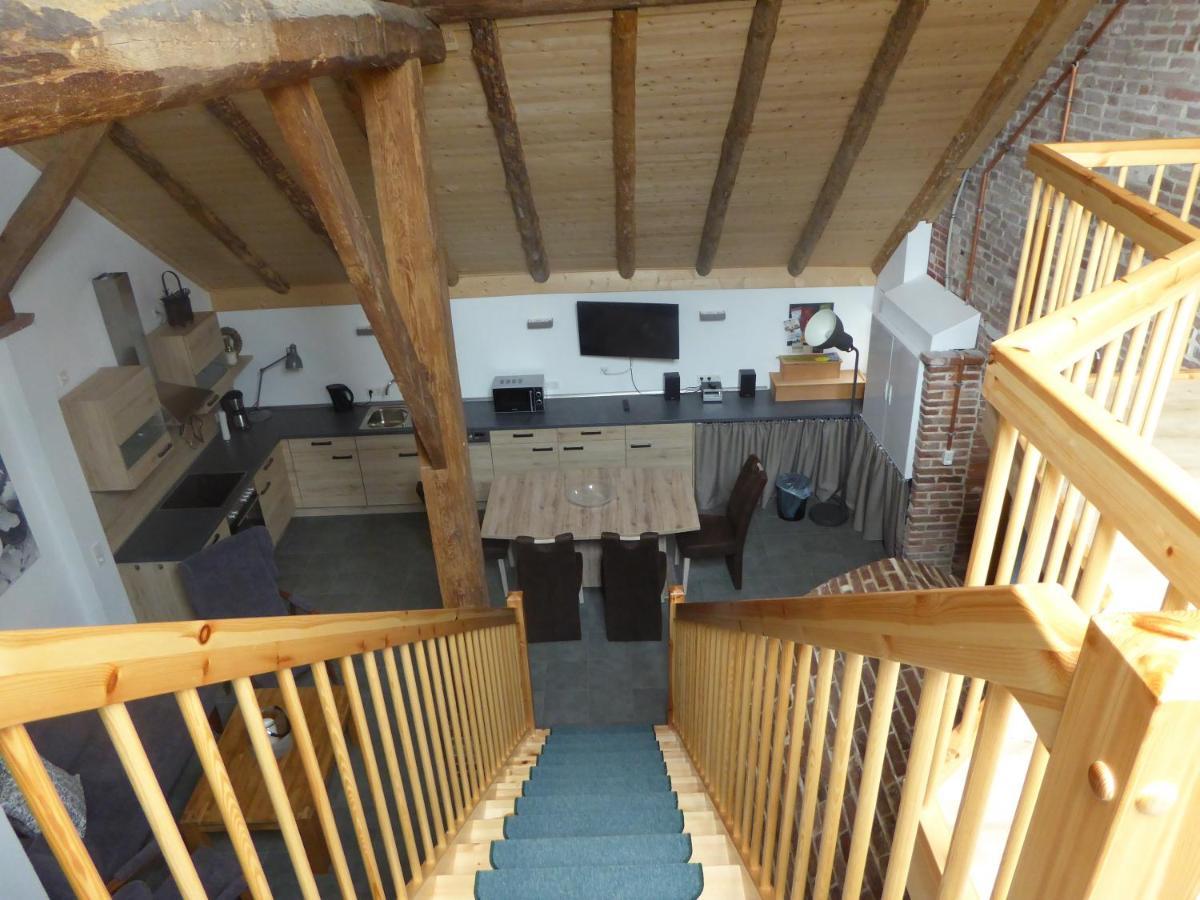 Ferienwohnung Gulf Im Gulfhof Am Kanal Grossefehn Dış mekan fotoğraf