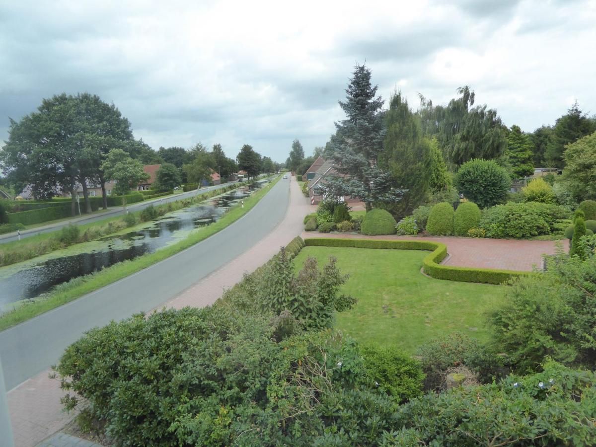 Ferienwohnung Gulf Im Gulfhof Am Kanal Grossefehn Dış mekan fotoğraf